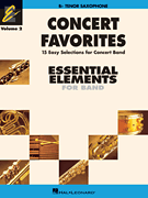 Concert Favorites Vol. 2 – Tenor Sax Essential Elements Band Series