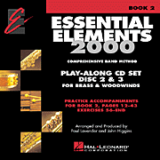 Essential Elements for Band - Book 2 Play-Along CD Set Brass/ Woodwinds – Discs 2 & 3 (Exercises 56-end)