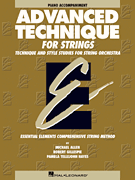 Advanced Technique for Strings (Essential Elements series) Piano Accompaniment