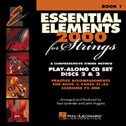 Essential Elements for Strings - Book 1 Play-Along CD Set Discs 2 & 3 (Exercises 72-end)