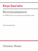 Reconnaissance (Vocal Score) for SATB, Percussion, and Double Bass