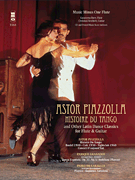 Piazzolla: Histoire Du Tango and Other Latin Classics for Flute & Guitar Duet Music Minus One Flute Edition
