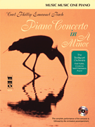 Cover for C.P.E. Bach – Concerto in A Minor : Music Minus One by Hal Leonard