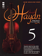 Product Cover for Haydn – String Quartet No. 5 in D Major, Op. 76 Violin Play-Along Pack Music Minus One Download by Hal Leonard