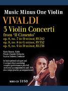 Vivaldi – 3 Violin Concerti from 'Il Cimento,' Op. 8, Nos. 7, 8, 9 Music Minus One Violin