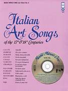 Italian Art Songs of the 17th & 18th Centuries Music Minus One Low Voice Vol. 2
