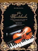 Product Cover for Mendelssohn – “Double” Concerto for Piano, Violin & String Orchestra in D Minor  Music Minus One Download by Hal Leonard