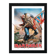 Iron Maiden – Trooper Eddie Framed Print 12″ x 16″