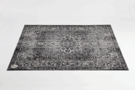 Vintage Persian Style Drum Rug 5.34' X 4.65' Gray