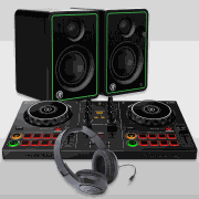 DJ DDJ-200 Starter Pack Includes Controller, Powered Speakers, Headphone, and Instruction