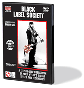 Black Label Society Guitar Legendary Licks DVD