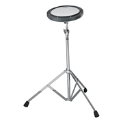 Practice Pad 8“ Diameter, Gray, Coated Head, With Stand