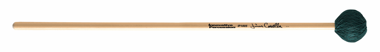 Indoor/outdoor - Medium Vibraphone Mallets - Green Cord - Rattan Jim Casella Series Indoor/ Outdoor Marching Keyboard Mallets