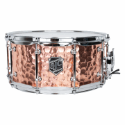 Alpha Copper Snare, 6.5″ x 14″ 1.2mm Polished Hammered Copper shell