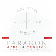 Paragon/Red – Medium Tension Carbon Treble Guitar Strings 1 Full Set