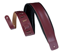 Product Cover for Genuine Leather Guitar Strap – Burgundy Heirloom Series – 3″ Wide Levys Straps Fretted Instrument Accessories by Hal Leonard
