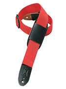 Product Cover for Polypropylene Guitar/Ukulele Strap – Red/Black Ribbon Youth Series – 1-1/2″ Wide Levys Straps Fretted Instrument Accessories by Hal Leonard