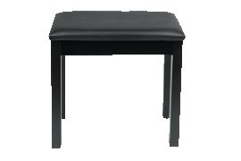 Traditional Wooden Keyboard & Piano Bench Black