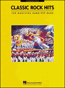 Cover for Classic Rock Hits Conductor (For Marching/Pep Band) : Easy Marching Band by Hal Leonard