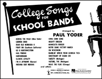 College Songs For School Bands - Bb Bass Clarinet