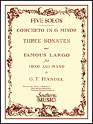 Three Sonates Famous Largo (Concerto G Minor) Oboe