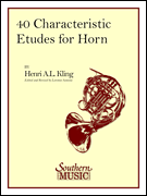 40 Characteristic Etudes Horn