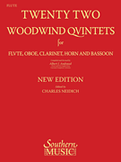 22 Woodwind Quintets – New Edition Flute Part