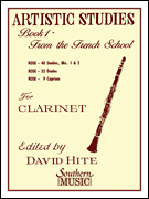 Artistic Studies, Book 1 (French School) Clarinet