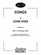 Songs By John Duke, Vol. 3 Vocal Music/ Vocal Collection