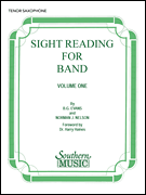 Sight Reading for Band, Book 1 B-Flat Tenor Saxophone