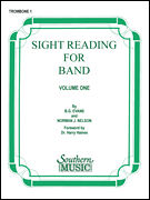 Sight Reading for Band, Book 1 Trombone 1
