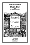 Psalm 113 Choral Music/ Octavo Sacred Satb