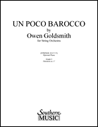 Un Poco Barocco String Orchestra Music/ String Orchestra
