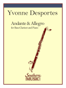 Andante and Allegro Bass Clarinet