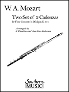 Three Cadenzas in D Major Flute Concerto
