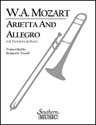Arietta and Allegro, K109b/8 K3 Trombone, Baritone or Trumpet and Piano