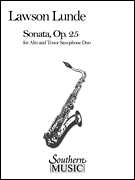 Sonata, Op. 25 (Archive) Saxophone Duet