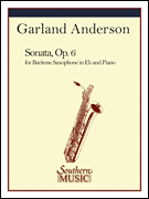 Sonata Op. 6 Baritone Sax