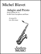 Adagio and Presto Tenor Sax