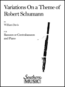 Variations on a Theme of Robert Schumann Bassoon