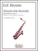 Adagio and Allegro Tenor Sax
