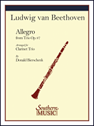 Allegro (from Trio Op. 87) Clarinet Trio