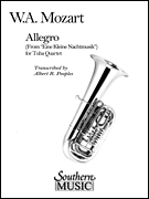Allegro (from Eine Kleine Nachtmusik) 2 Euphoniums/ 2 Tubas