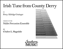 Irish Tune from County Derry Percussion Music/ Percussion Ensembles
