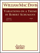 Variations on a Theme by Robert Schumann Band/ Instrumental Solo