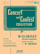 Concert and Contest Collection for Bb Clarinet Solo Book with Online Media