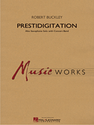 Prestidigitation (Alto Saxophone Solo with Band) - Conductor Score (Full Score)