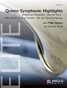 Product Cover for Queen Symphonic Highlights for Fanfare Band Bohemian Rhapsody - Bicycle Race - Who Wants to Live Forever - We Are the Champions Anglo Music Concert Band Softcover by Hal Leonard