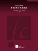 Suite Siciliana Op. 57a Double Wind Quintet, Grade 4, 17:00<br><br>Score