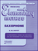 Rubank Elementary Method – Saxophone